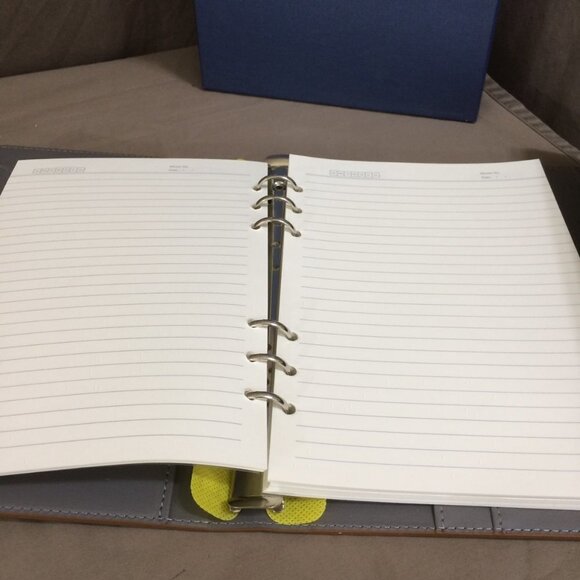 Melsbrinna Planner Date Book Any Year Unused Leather Cover Large 6 Ring - Picture 3 of 6